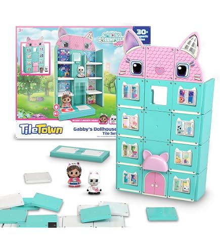 LEGO Gabby's Dollhouse 10788 Building Toy Set, an 8-Room Playhouse